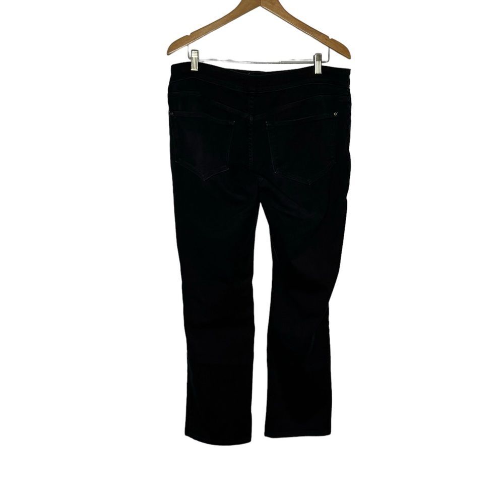 NYDJ Women's Black Velvet Pants Jeans Stretch Size 14P - Picture 4 of 13